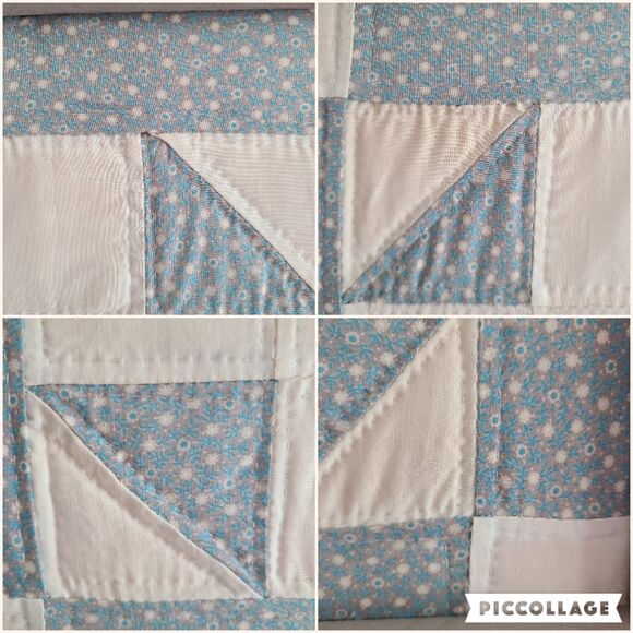 Vintage Primitive Shoo Fly Pattern Framed Quilt Square Rustic Barn Wood Frame - Picture 9 of 10